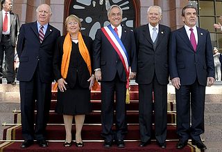 les 5 prsidents chiliens depuis la fin de la dictature