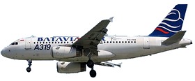 Airbus A319-100 de Batavia Air